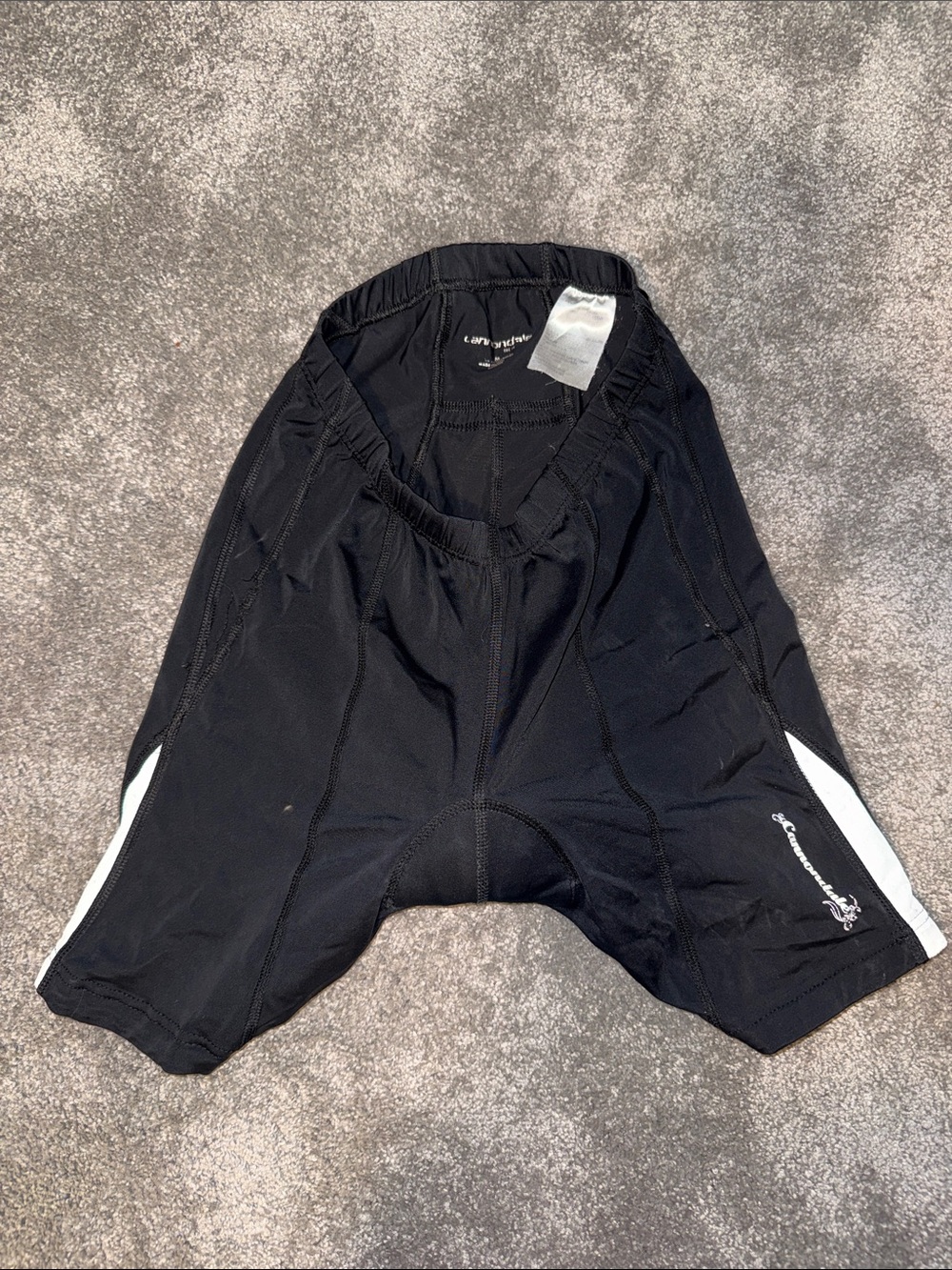 Cannondale Women’s Black Cycling / Triathlon Shorts with White Panels